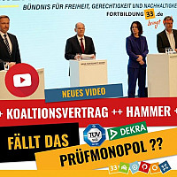 Hartig-Blog 25.11.2021: Prüfmonopol? Fahren ab 16? Das steht im neuen Koalitionsvertrag!