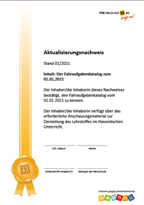 fahrschufgabenkatalog